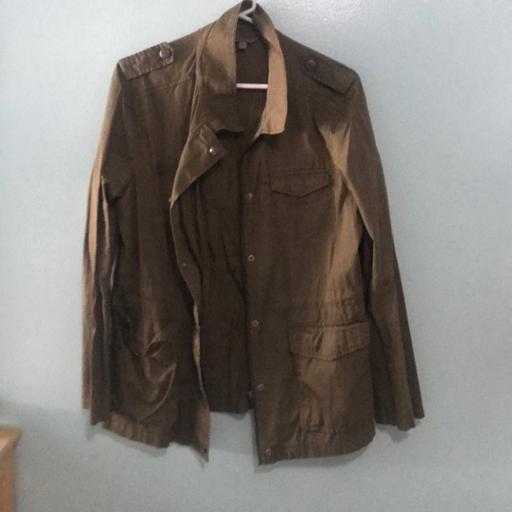 Green army jacket